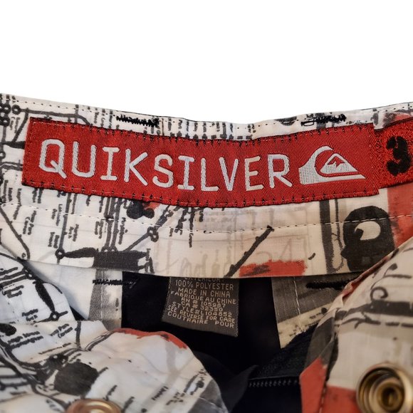 Quiksilver Men's Shorts Size 38‎ - Picture 10 of 10